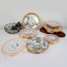 반찬통 휴대용 도시락 3칸 4칸 5칸 6칸 반찬 접시 밀폐, 3칸[중]