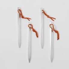 알루미늄 삼각 단조팩 4p세트(18cm) 캠핑 텐트핀