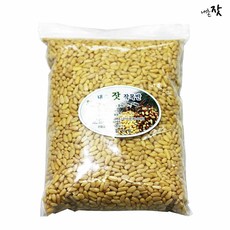 가평잣 1kg백잣, 1개, 백잣1kg 지퍼백