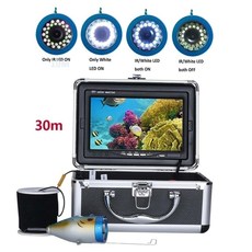 Underwater Fishing Camera 어선 어신감지기 어탐기 수심측정기 어군 탐지기 수중 낚시 카메라 7 인치 15M 30m 50m 1000TVL 15pcs 30, 협력사, 30LEDS 케이블 30M