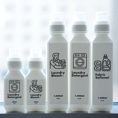 가루 액체 드럼용 일반용 세탁 세제 통 리필 소분통 용기(라벨추가) 500ml 1000ml, 02 1000ml 소분통, 01.소분통