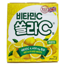 쏠라씨 비타민 C 레몬맛, 20정, 18개
