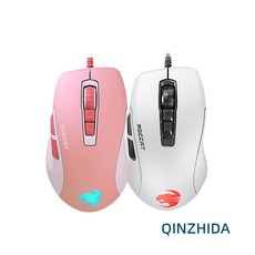 로켓 콘퓨어 오울아이 울트라 게이밍 마우스 배그 윤루트 마우스 Zuhty 증정, 블랙, KONE PURE ULTRA