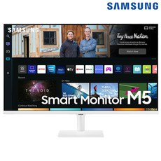 삼성전자 M5 S27BM501 27인치 화이트 스마트 모니터 넷플릭스 유튜브
