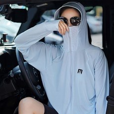 아이스 실크 후드집업 여름 얇은 여성 후드티 박시형 오버핏