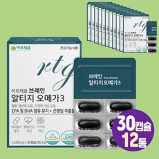 영양제 징코오메가3 rTG오메가3 50대 60대 남자 엔초비 포도씨유 대두레시틴 홍삼 GINKO rTG OMEGA3 중년 여자 여성 브레인케어 식약처인증 건강기능식품