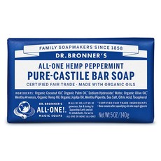 닥터브로너스 페퍼민트 퓨어 캐스틸 솝, 6개, 140ml