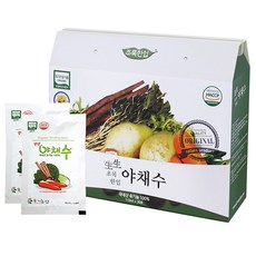 유기농샵 생생 유기농 야채수 주스, 110ml, 30포