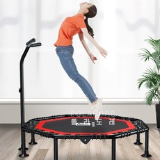 폴라도레 접이식 폴딩 손잡이 트램폴린 실내 방방이 홈트레이닝 +(Y), SS-0105-03-B타입[45인치]