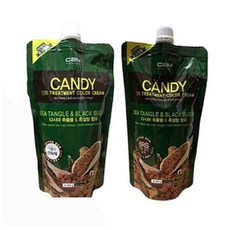 캔디 티에스 트리트먼트 칼라 크림 400g 염색약, 8RS(적빛 밝은 황갈색), 1세트