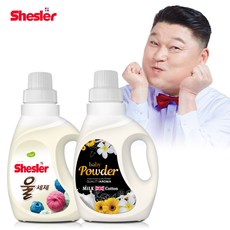 강호동의 쉬슬러 650ml 울set(울세제 1개+유연제 파우더향 1개)/아토세이프세제/중성세제/드럼세탁기세제/액체세제, 단품