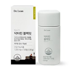 닥터린 블랙핏 다이어트 식품, 120정, 1개