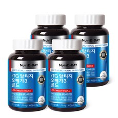 뉴트리디데이 rTG 알티지 오메가3 골드, 90캡슐, 4개