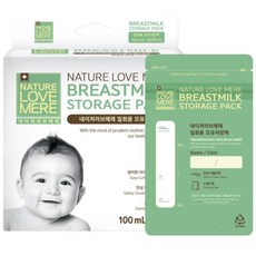 네이쳐러브메레 일회용 모유저장팩 100ml 171510, 30매입 x 1개
