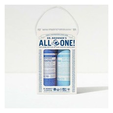 닥터브로너스 퓨어캐스틸솝 더블 기획 (베이비 240ml+페퍼민트 240ml)