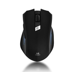 삼성 노트북5 Metal LG정품 무선마우스/인체공학설계, SW8070 블랙