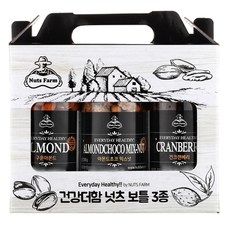 넛츠팜 건강더함 넛츠보틀 3종 2호 선물세트, 610g, 1세트