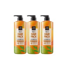 미쟝센 비타씨 헤어팩 수분샴푸 1500ml x 3개 대용량, 미쟝센 비타씨 헤어팩 영양샴푸