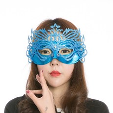 베네치아여우반가면(라이트블루)오페라 할로윈 파티 마스크, 상세페이지 참조