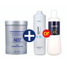 모나리자 모즈 하이라이트닝 블리치 파우더 탈색약 + 웰라 or 로레알 산화제 증정, 1개, 500ml