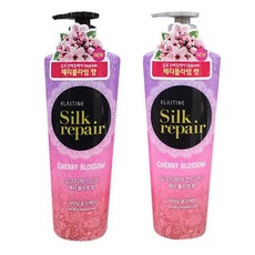 엘라스틴 샴푸 린스 550ml 벚꽃 머리 헤어 관리, 컨디셔너