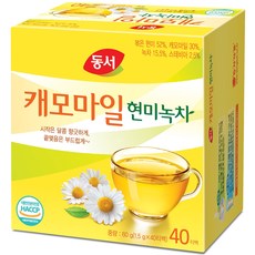 동서 캐모마일 현미녹차 40T, 150개입, 1.5g