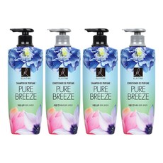 엘라스틴 퓨어브리즈 퍼퓸 샴푸 1개+컨디셔너 1개 600ml, 2개