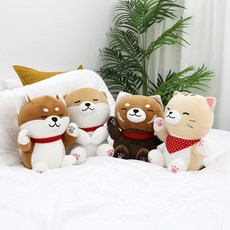 모찌 꿀잠펫 말랑한 동물인형 25CM 4종, 꿀잠펫(포메)25CM