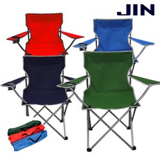 진물류 릴렉스 접이식 낚시 캠핑의자 등받이의자 휴대용 야외 팔걸이 컵받침 튼튼한 폴딩의자 차박 감성 무중력, 1개, 그린