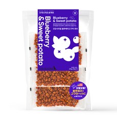 오래오래프로젝트 강아지 동결건조 간식 트릿 150g, 블루베리 + 고구마 혼합맛, 1개