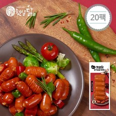 햇살닭 닭가슴살 비엔나 불닭맛 2kg(100gX20팩), 상세페이지 참조