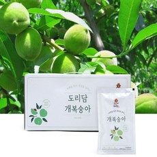 도리담 개복숭아생즙 30포 1박스 실속형 60포 발효X 효소X 열매그대로 추출한 개복숭아 생즙 배즙 배도라지 야생개복숭아 생강청, 선물박스30포