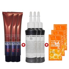 웰라 뉴 콜레스톤 염색약 80g 3개 + 산화제 80ml 산성샴푸파우치, 10/88-블루실버