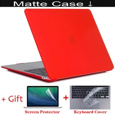 2021 Apple MacBook Pro 14 macbook 용 A2442 노트북 13 14 11 15 16 인치 A2485 2020 Mac Book Air Pro 13 A2338, 12 Matte Red