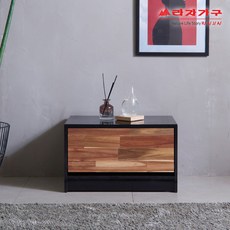 라자가구 위드 모네 600 협탁 fg002, 아카시아+블랙