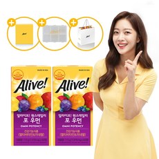 얼라이브 [네츄럴라이프] 멀티비타민 포우먼 2병 선물세트 (4개월분), 선택완료, 단품없음