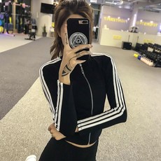 트레이닝 점퍼 여자 스키니 요가복 속건조 긴팔 상의 집업 카디건 러닝 피트니스 재킷 가을겨울
