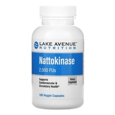 Lake Avenue Nattokinase Proteolytic Enzyme 레이크 에버뉴 나토키나제 단백질분해효소 180베지캡