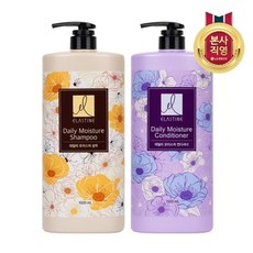 LG생활건강 엘라스틴 데일리 모이스처 샴푸 컨디셔너 1500ml X 2개, 컨디셔너 X 2개