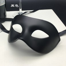 할로윈 코스프레 가면무도회 오페라 마스크 SNS 핫템 인싸템 공연 연극 소품 가면 6종, 블랙