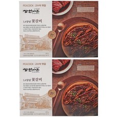 피코크 삼원가든 LA 꽃갈비 600g x 2개 냉동, 600g x 2