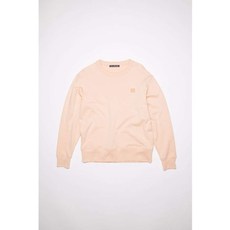 아크네 (당일) 22SS 스튜디오 페이스 로고 파우더 핑크 맨투맨 CI0076 POWDER PINK