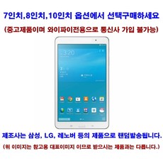 창성컴퓨터_삼성_LG_레노버등_7인치_8인치_10.1인치_태블릿PC_갤럭시탭_아이패드_옵션에서선택구매_, 중고제품, 중고_인터넷용_10인치이상삼성LG_A급와이파이전용_랜덤