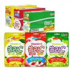 (정품)고려은단 쏠라C 비타민C 구미 X 1개 (2가지맛 택1) 복숭아맛 레몬맛중 택1 영국산비타민 아이비타민 유아비타민 키즈비타민 젤리비타민, 복숭아맛1개
