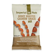 Nuts Snack Packs Mixed Nuts Seeds and Dried Fruit Great on the Go Snack (Honey Roasted Cashew Snack, 1