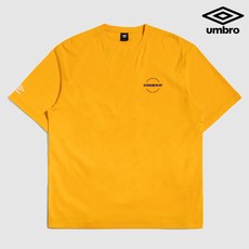 엄브로 서클 로고 반팔티 UM221CRS43 YEL