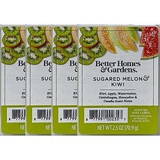 Better Homes & Gardens and 슈가 멜론 키위 향 왁스 큐브 - 4팩 252147