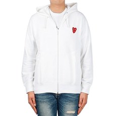 꼼데가르송 [명품]꼼데가르송 21SS 남성 후드 집업 P1T294 WHITE P1T294WHITE