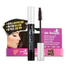 1 + 1 스킨베네핏 헤어 마스카라 + 새치 커버 빗 자연갈색, 마스카라 자연갈색+새치빗 자연갈색