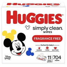 Huggies 하기스 간편 클린 베이비 유아 아기물티슈 179oz(5kg) 704장